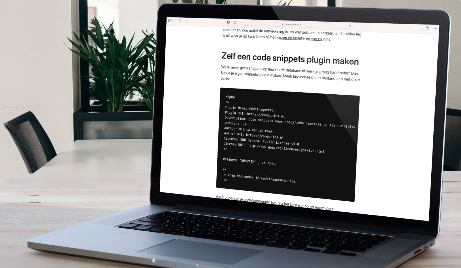 Code Snippets toevoegen aan je WordPress website